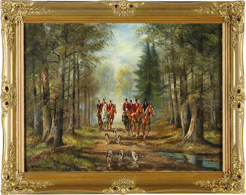 Неизвестный художник. Охота